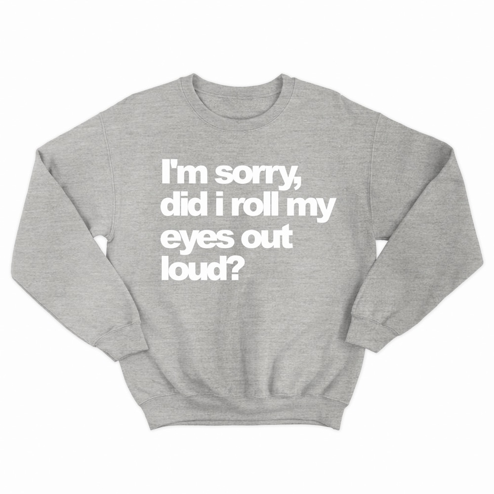 Gray graphic sweatshirt